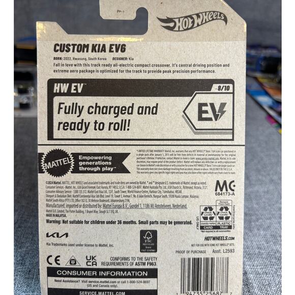 Hot Wheels 2025 Custom Kia EV6 120/250 - Picture 3 of 3